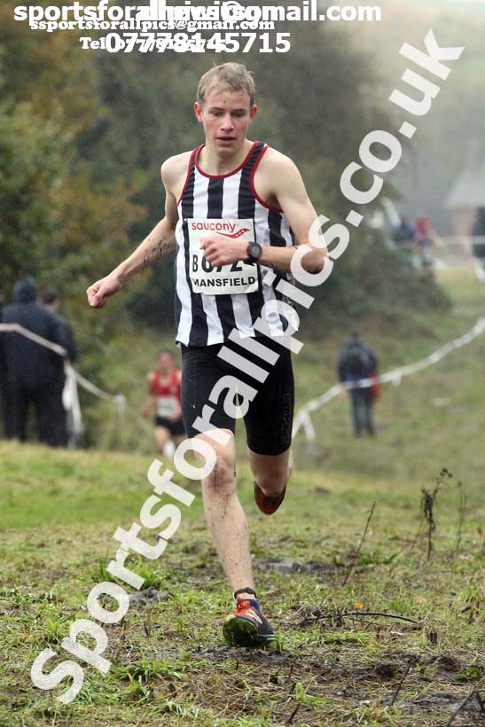 Junior men, National Cross Country Relay Champs., Berry Hill Park, Mansfield.  Photo: David T. Hewitson/Sports for All Pics